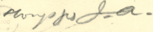 A closing from a letter to Mary Rozet Smith.